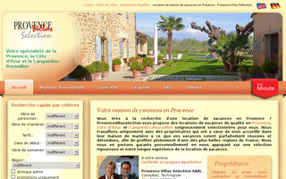 provencevillaselection.com website preview