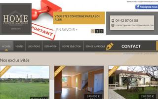 homeconceptimmobilier.com website preview