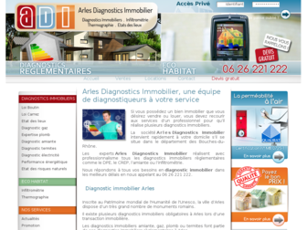 arles-diagnostics-immobilier.fr website preview