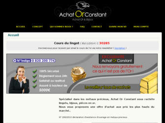 achatorconstant.com website preview