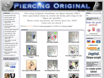 piercingoriginal.fr website preview
