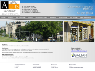 altis-immobilier.com website preview