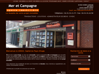 immobilier-lisieux.com website preview