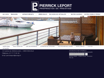 pierrickleport-immobilier.fr website preview
