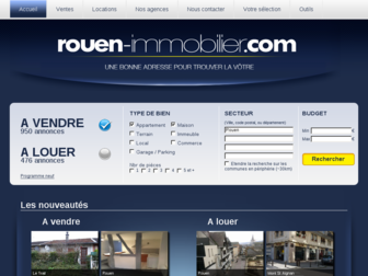 rouen-immobilier.com website preview
