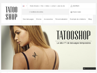 tatooshop.fr website preview