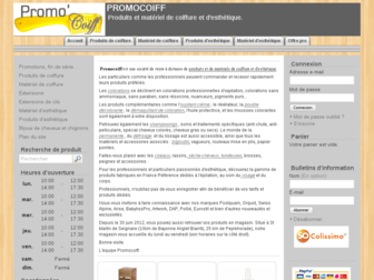 promocoiff.fr website preview