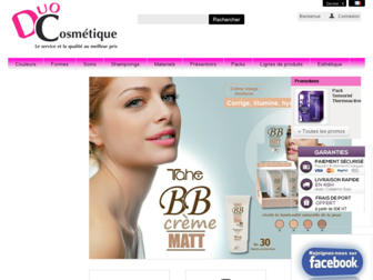duo-cosmetique.com website preview