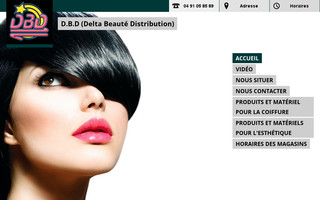 delta-beaute-distribution.com website preview
