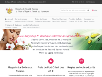 narjishop.fr website preview