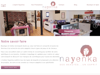 nayenka.com website preview