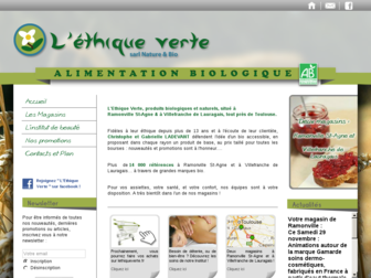 lethiqueverte.fr website preview