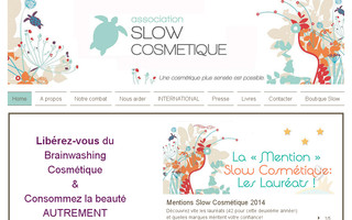 slow-cosmetique.org website preview