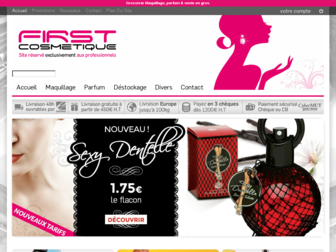 first-cosmetique.com website preview