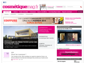 cosmetiquemag.fr website preview