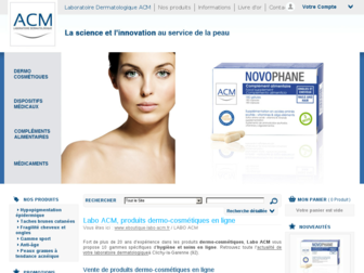 eboutique-labo-acm.fr website preview
