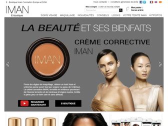 iman-cosmetics.fr website preview