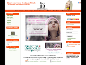ibbeocosmetiques.surinternet.com website preview