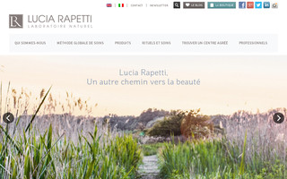 lucia-rapetti.com website preview