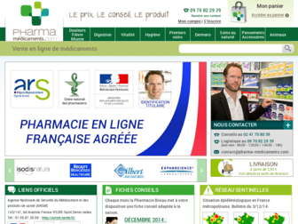 pharma-medicaments.com website preview