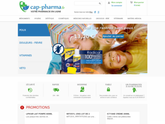cap-pharma.fr website preview