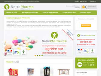 notrepharma.com website preview