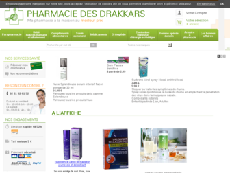 pharmaciedesdrakkars.com website preview