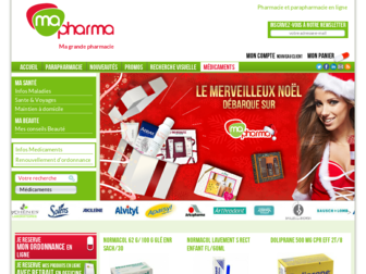 mapharma.fr website preview