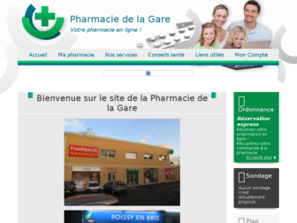 pharmaciedelagare.pharminfo.fr website preview