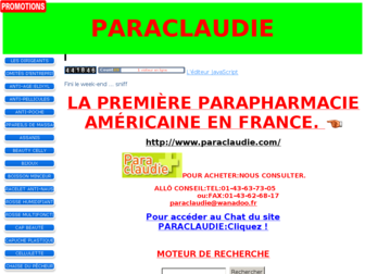 paraclaudie.com website preview