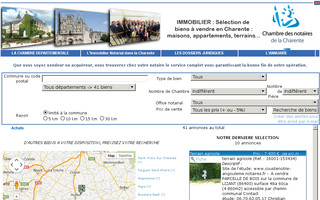 immobilier.chambre-charente.notaires.fr website preview