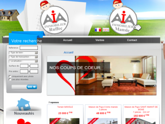aia-immobilier.fr website preview
