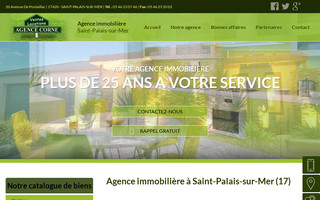 agence-corne.fr website preview
