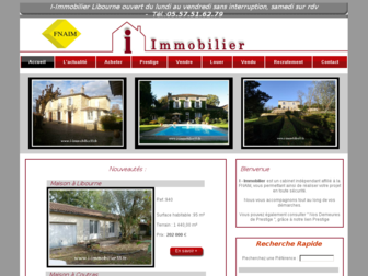 i-immobilier-libourne.fr website preview