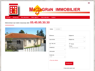 mazagran-immobilier.com website preview