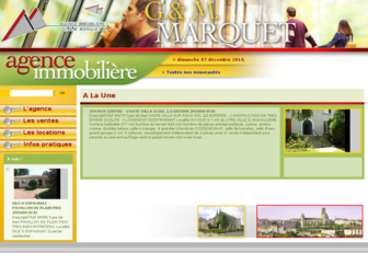 marquet-immobilier.fr website preview