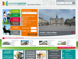squarehabitat-tourainepoitou.com website preview
