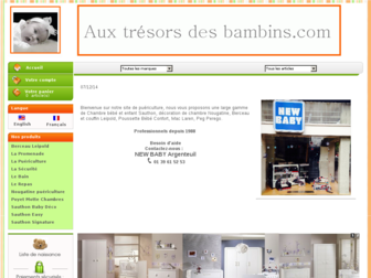 auxtresorsdesbambins.com website preview