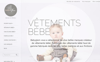 babyglam.fr website preview