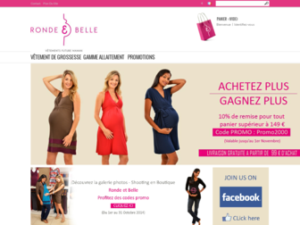 rondetbelle.fr website preview