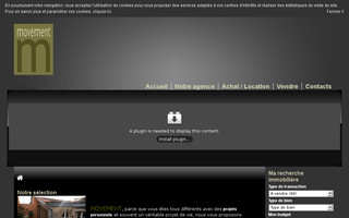 agence-movement.com website preview