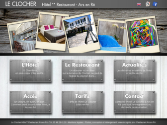 hotel-le-clocher.com website preview
