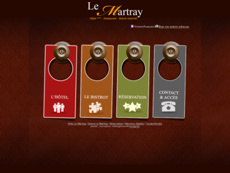 hotel-le-martray.com website preview