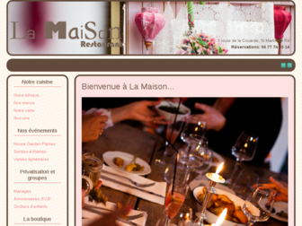 restaurant-lamaison.com website preview