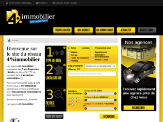 4immobilier.tm.fr website preview