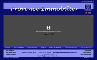 provenceimmobilier.eu website preview