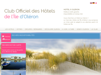 hotelsoleron.fr website preview
