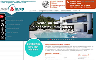 imm-et-diag.com website preview