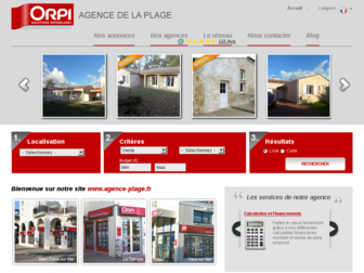 agence-plage.fr website preview