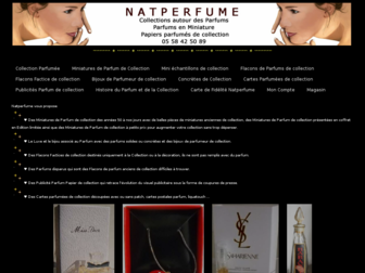 natperfume.com website preview